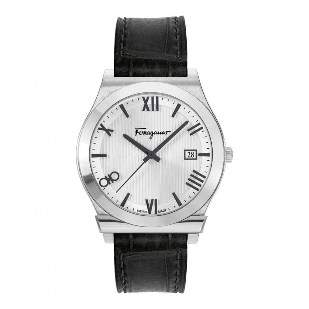 

Кожаные часы Salvatore Ferragamo Gancini из нержавеющей стали