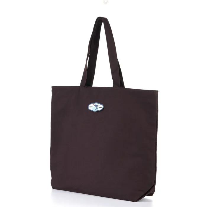 Fisherman Cotton Big Tote Bag Brown