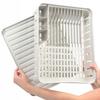 KADAX Single-Tier Dish Drying Rack with Dish Drainer