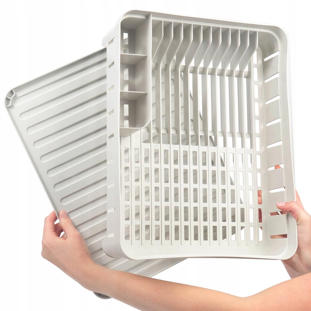 KADAX Single-Tier Dish Drying Rack with Dish Drainer