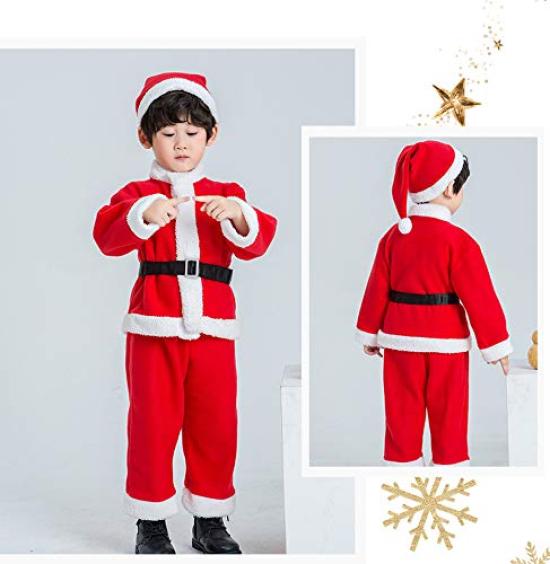GALSANG Kids Baby Santa Santa Santa Outfit for Girls and Cute Christmas Costume with Sizes and 150 Santa, Costume, Children's Costume, Cosplay, Boys,
