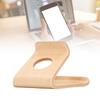 Wooden Phone Stand Waterproof Ergonomic Integrated Wood Tablet Holder with TPU Non Slip Pad