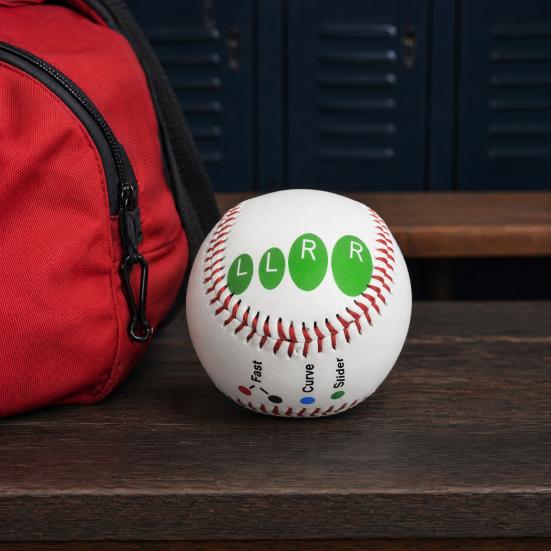 Pitching Trainer Baseball, Übungsbaseball mit Fingerplatzierung, Mehrere Pitching-Griff-Trainingsbälle, Baseball-Trainingsausrüstung für Anfänger