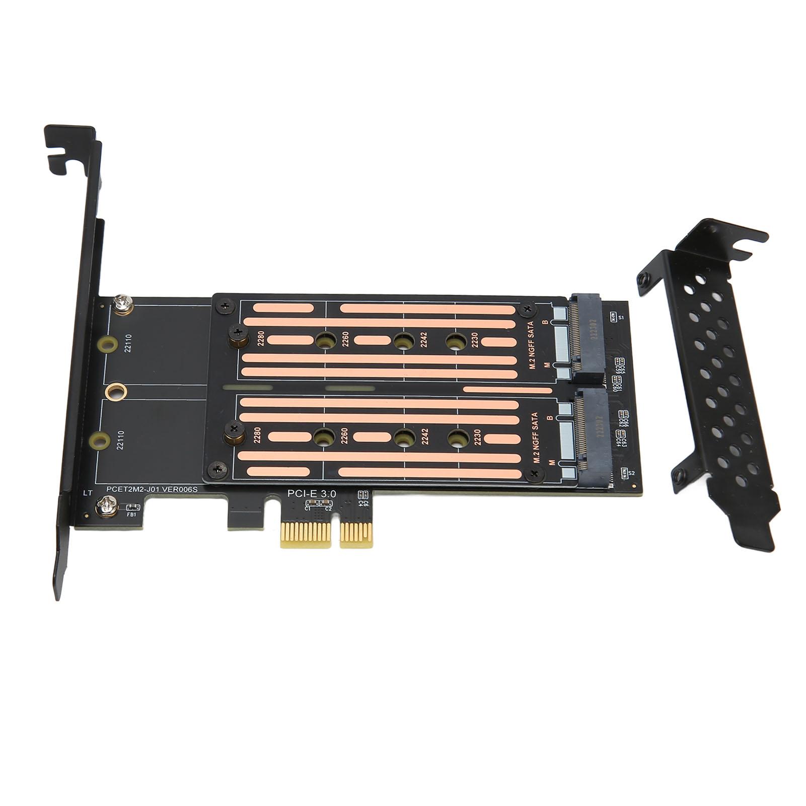 

Адаптер M.2 SATA SSD NGFF – PCIE До 6 Гбіт/с NCQ Підтримуваний MSI Подвійний адаптер M.2 PCIE Plug and Play