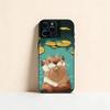 Lazy Otter Phone Case Silicone Soft For IPhone 17 16 15 14 13 12 11 X XR Plus Pro Max Plus