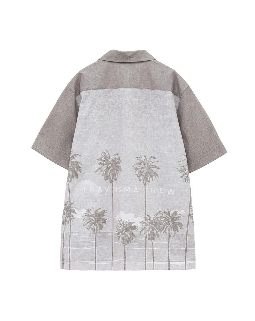 Short Sleeve Open Shirt Golf 7AL030 L [TravisMatthew] Men's (Moisture Wicking/Quick Drying) / / 2PRT_Portabella