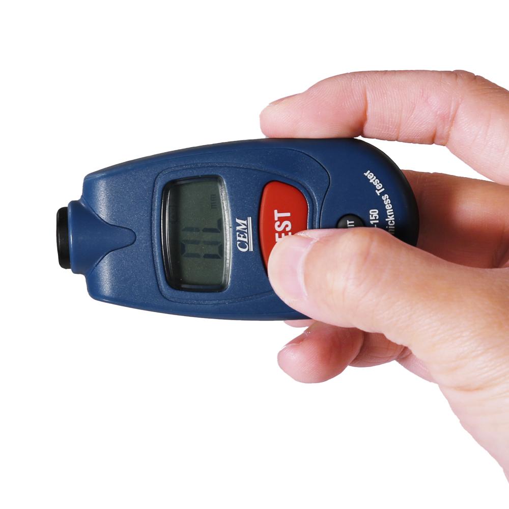 CEM DT-150 Auto Power off Coating Meter Digital Thickness Gauge синий