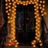 Halloween Pumpkin Maple Leaf String Lights Garland Fairy String Light Fall Decor for Home Halloween Party Thanksgiving Decora