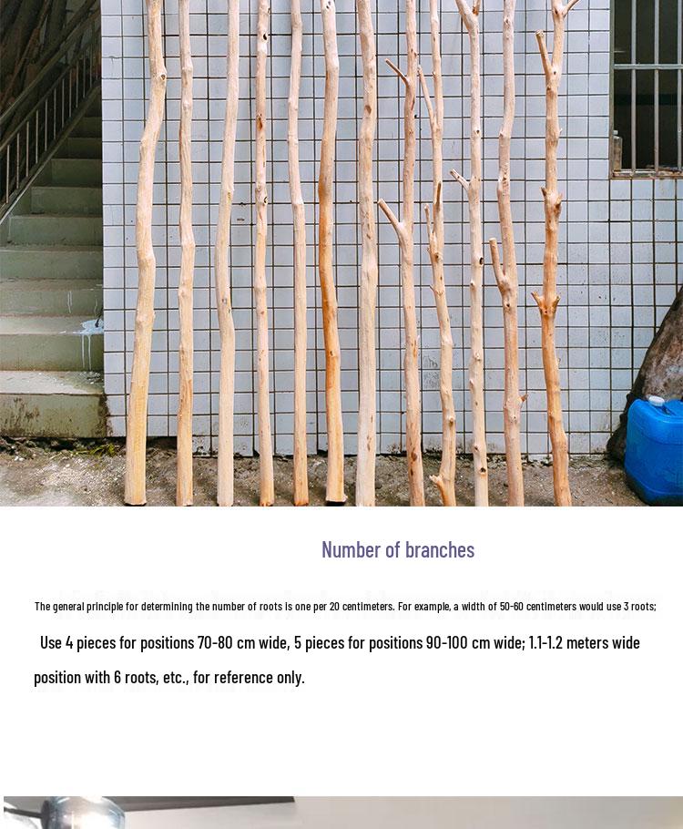 DIY Shaped Tree Decor: Dry Branches for Home & B&B, Living Room, Hotel, Kindergarten, Environmental Displays.