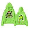 Women's Casual Christmas Letter Print Hoodie with Pockets