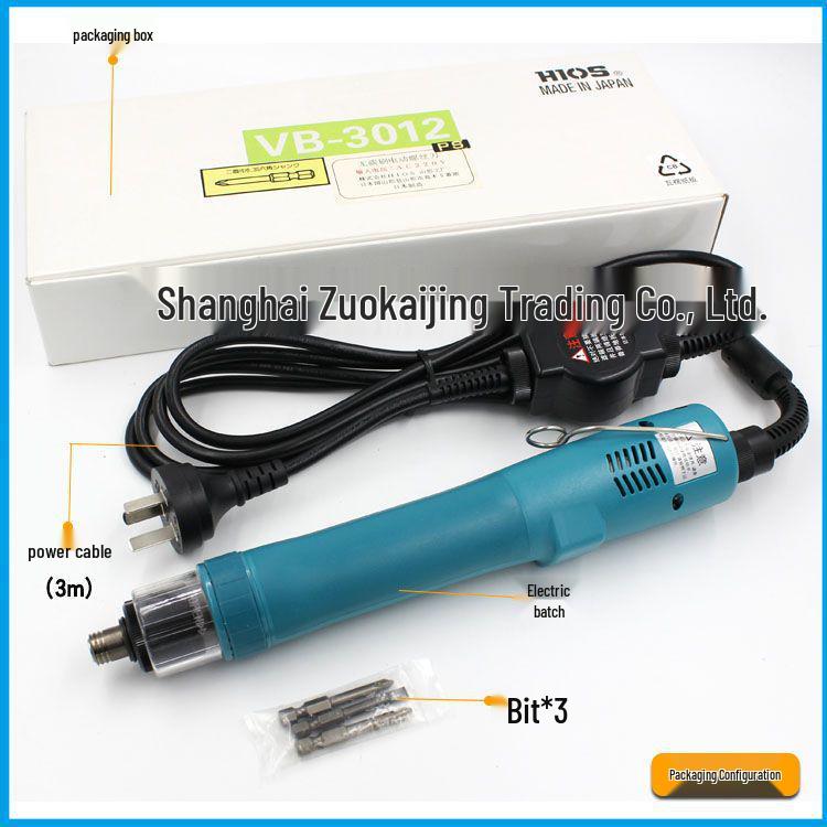 HIOS VB-3012B/PSB Brushless Electric Screwdriver, Comfortable Grip, AC220V.