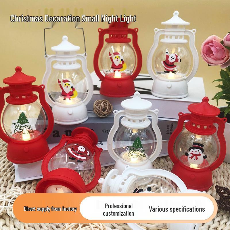 Christmas Pumpkin Lantern Ornament: Handheld Luminous Prop and Party Decoration
