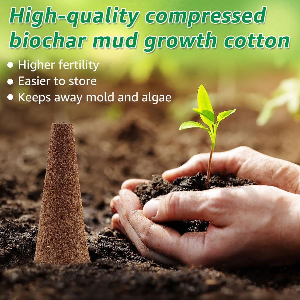 50Pcs Hydroponics Seed Starter Grow Sponges Seedling Starter Plugs Kit with Plant Labels Tweezer Replacement Root Garden Plantin