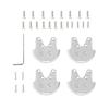 4pcs Motor Protection Cover Reinforce Base for DJI Phantom 2 3 Standard/ Professional /Advanced Drone Accessories