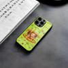 Cheburashka Handyhülle Für IPhone 17 Air 16 E Pro Max 15 14 13 Mini 12 Pro 11 Max Plus Schwarze Glasabdeckung