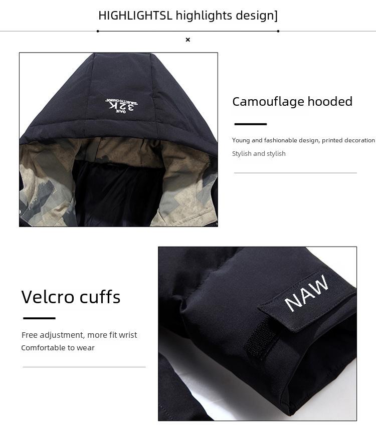 New Men's Winter Hooded Cotton Jacket - Korean Style Trendy Short Coat