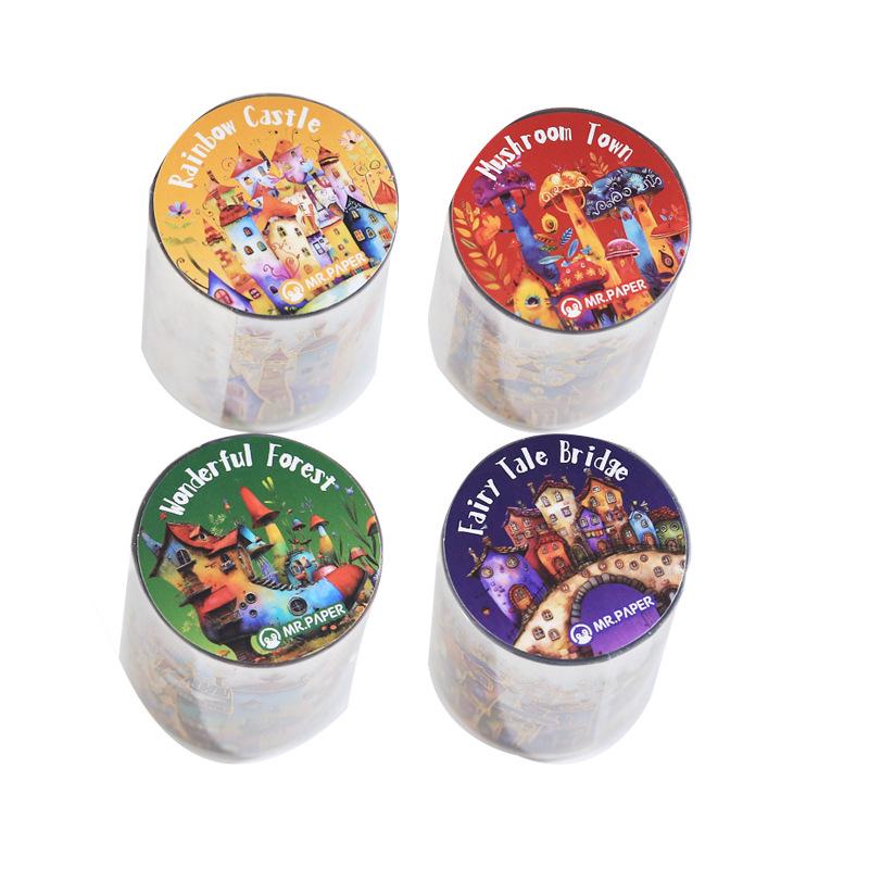 Mr. Paper Retro Fairy Tale Corridor PET Stamping Tape - Scenery & Journal Decoration Roll