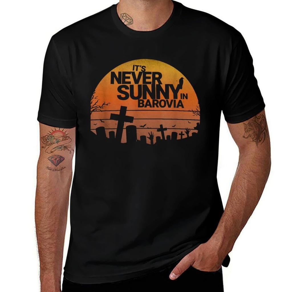 Its Never Sunny In Barovia Tshirt Classic Print Short Sleeve Shirt