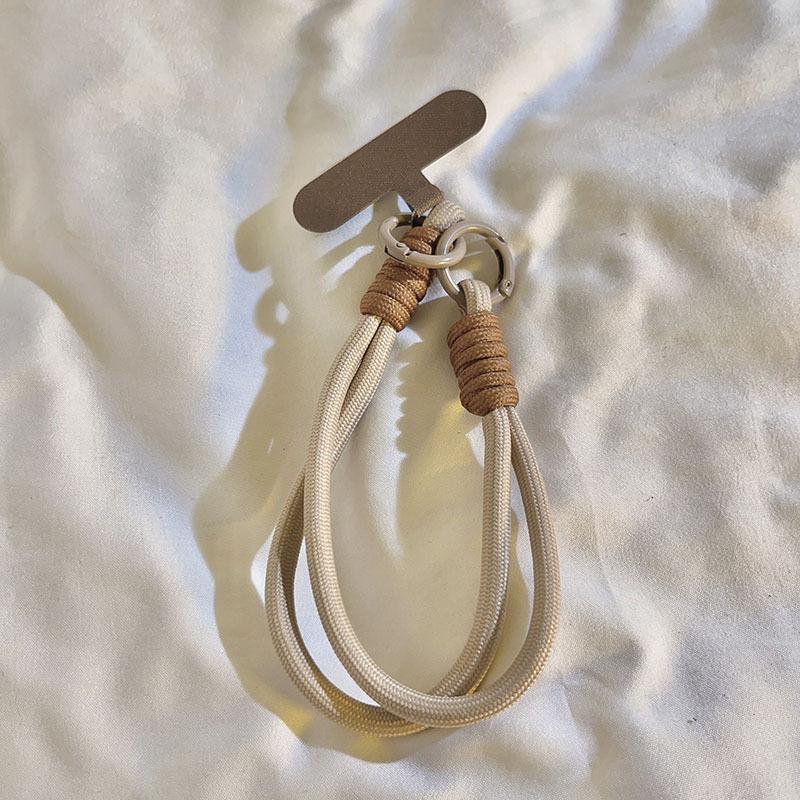 Multicolour Hand Woven Keychain Mobile Phone Lanyard Anti Lost Knot Rope Strap Key Ring Men Women Car Key Holder Accessory