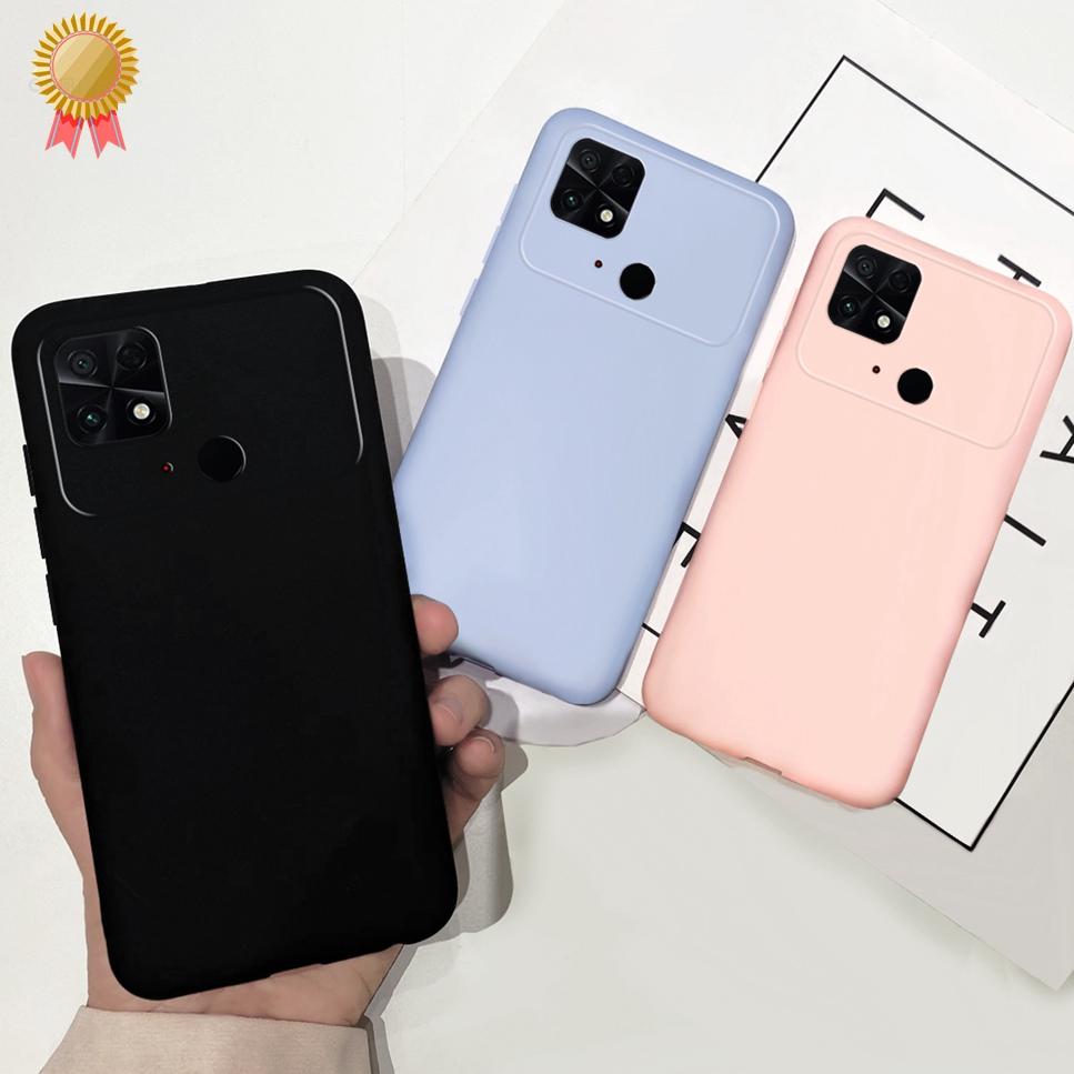 Für Xiaomi Poco C40 Hülle Einfarbige Flüssigsilikon Stoßfeste TPU Weiche Hüllen AUF Xiaomi Poco C40 C 40 Rückabdeckung Stoßstange Fundas