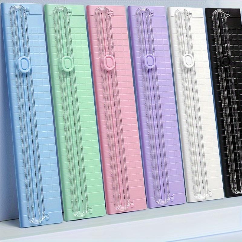 1pc Portable Multifunctional A3 Paper Cutter - Precise Cutting, Random Color, Compact Design, Uncharged, No Electronic Components