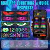 Smart Rgb Full Color Flexible Led Screen Bluetooth App Control Car Rear Window Advertising Rolling Display