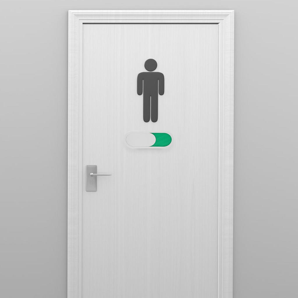 Conference Room Door Privacy Slider Sign Office Meeting in Progress Do Not Disturb Indicator Sturdy Construction Easy