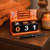 Ornament Halloween Theme Countdown Calendar Exquisite Holiday Decor Desktop Decoration  Family