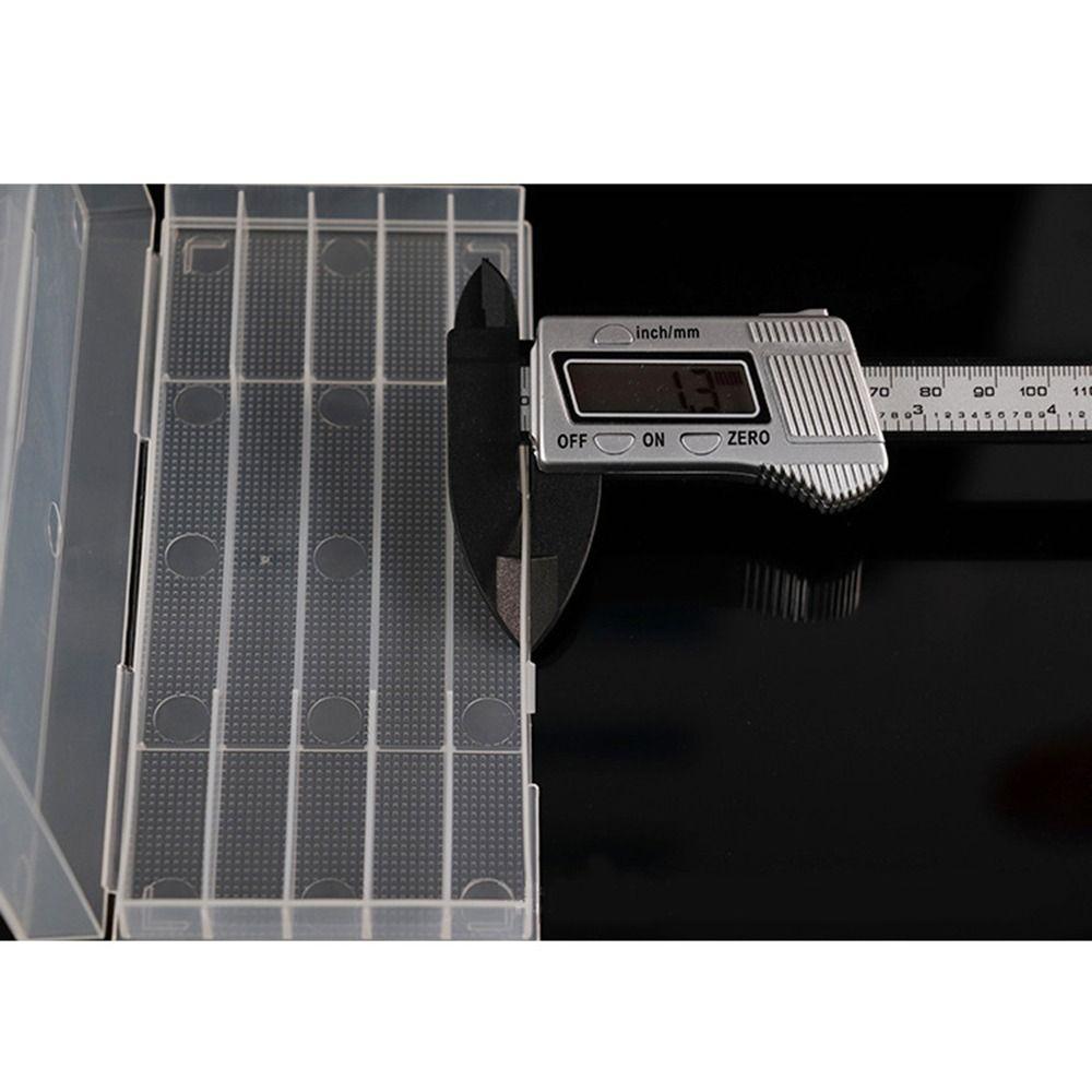 1Pcs Clear Tool Parts Storage Case Plastic Hardware Tool Box For Twist Drill Tap Accessories