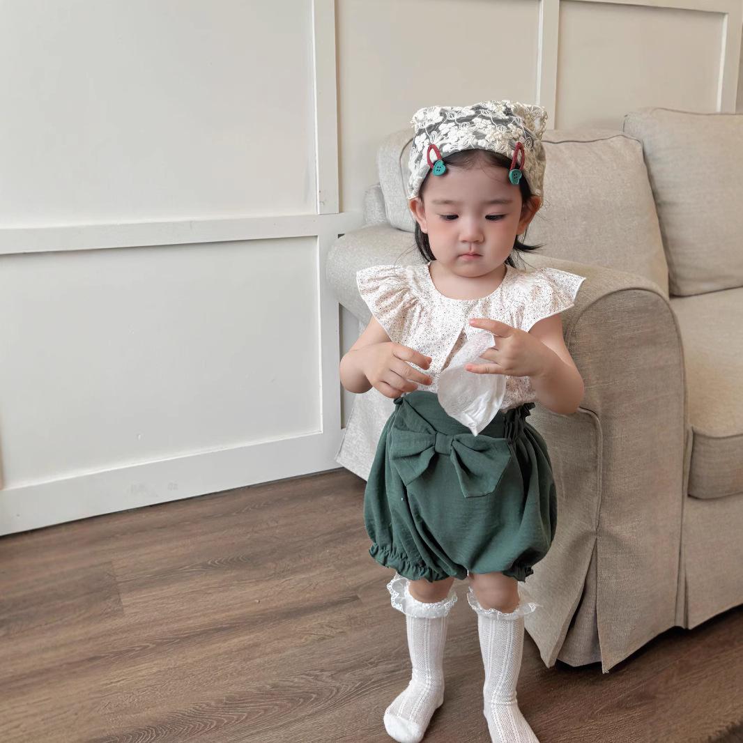 

Little Joy Floral Bow Top & Shorts Set for Girls 80 cm