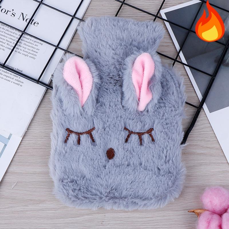 1Pc Lovely Cartoon Hand Po Warm Water Bottle Mini Hot Water Bottles Portable Hand Warmer Girls Pocket Hand Feet Hot Water Bags