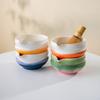 New Ceramic Matcha Bowl with Pouring Spout Reusable Matcha Whisk Holder Multicolored Matcha Making Kit Tea Lovers