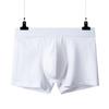 Men Boxer Underwear Elastic Mid-Waist Design U-Convex Shorts Briefs Smooth
