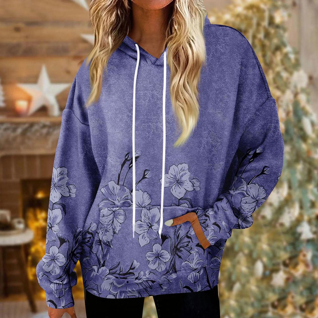 Hoodies For Women Oversized Winter Plush Cute Sweatshirts Pullover Trendy Fall Winter Clothes
