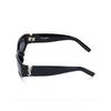 Saint Laurent Wide Leg Design Acetate Rectangular Sunglasses Women sunglasses Black SLM152F-001