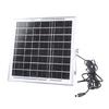 12V 0.66A Solar Panel 4.75m Output Wire 5.2x2.1mm Plug Ecological Friendly Power Solution for Outdoor Electronics Charging