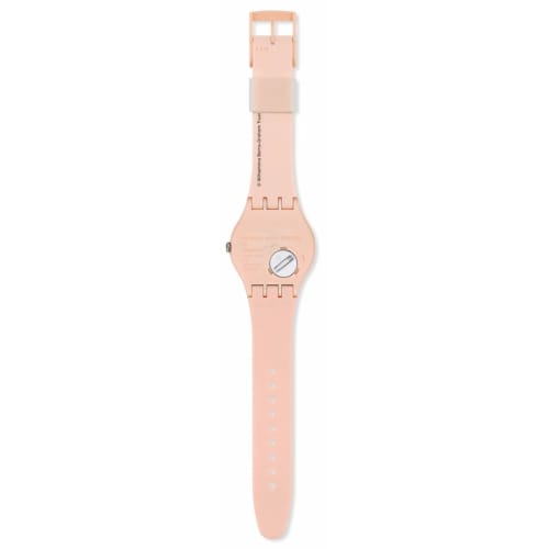 Swatch BARNS-GRAHAM'S ORANGE AND RED ON PINK SUOZ362 Watch, Pink