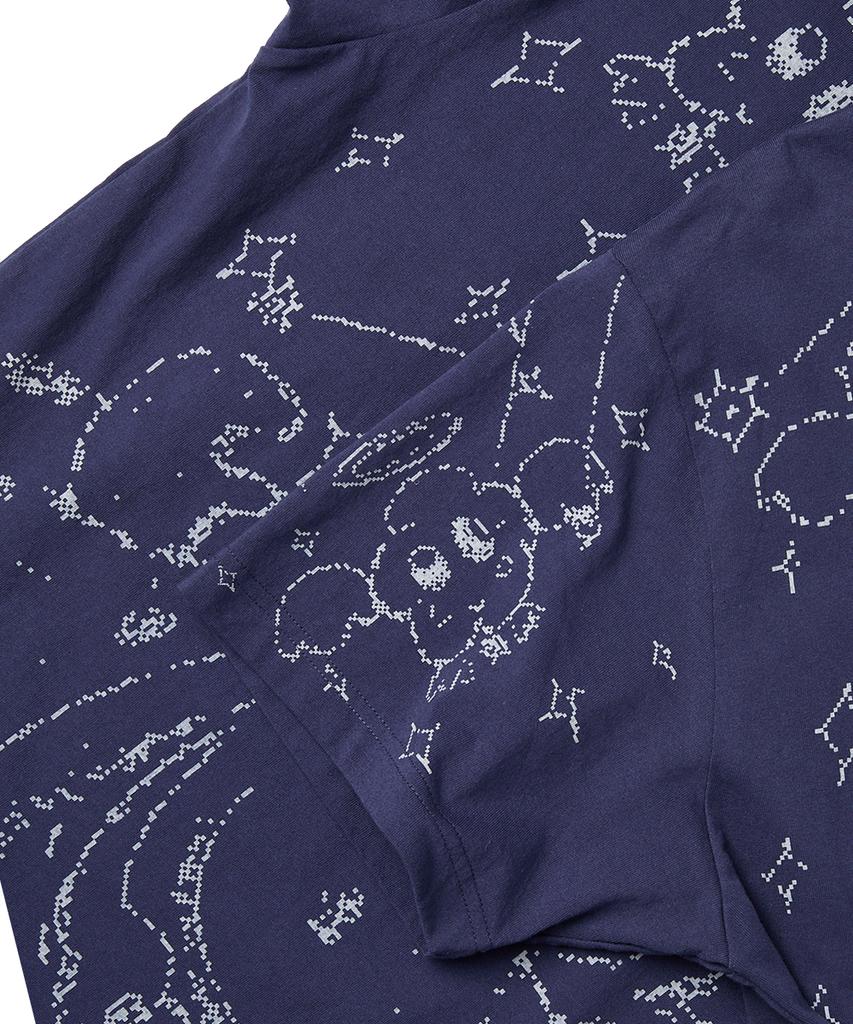 YESEYESEE Pixel World Tee Light Navy