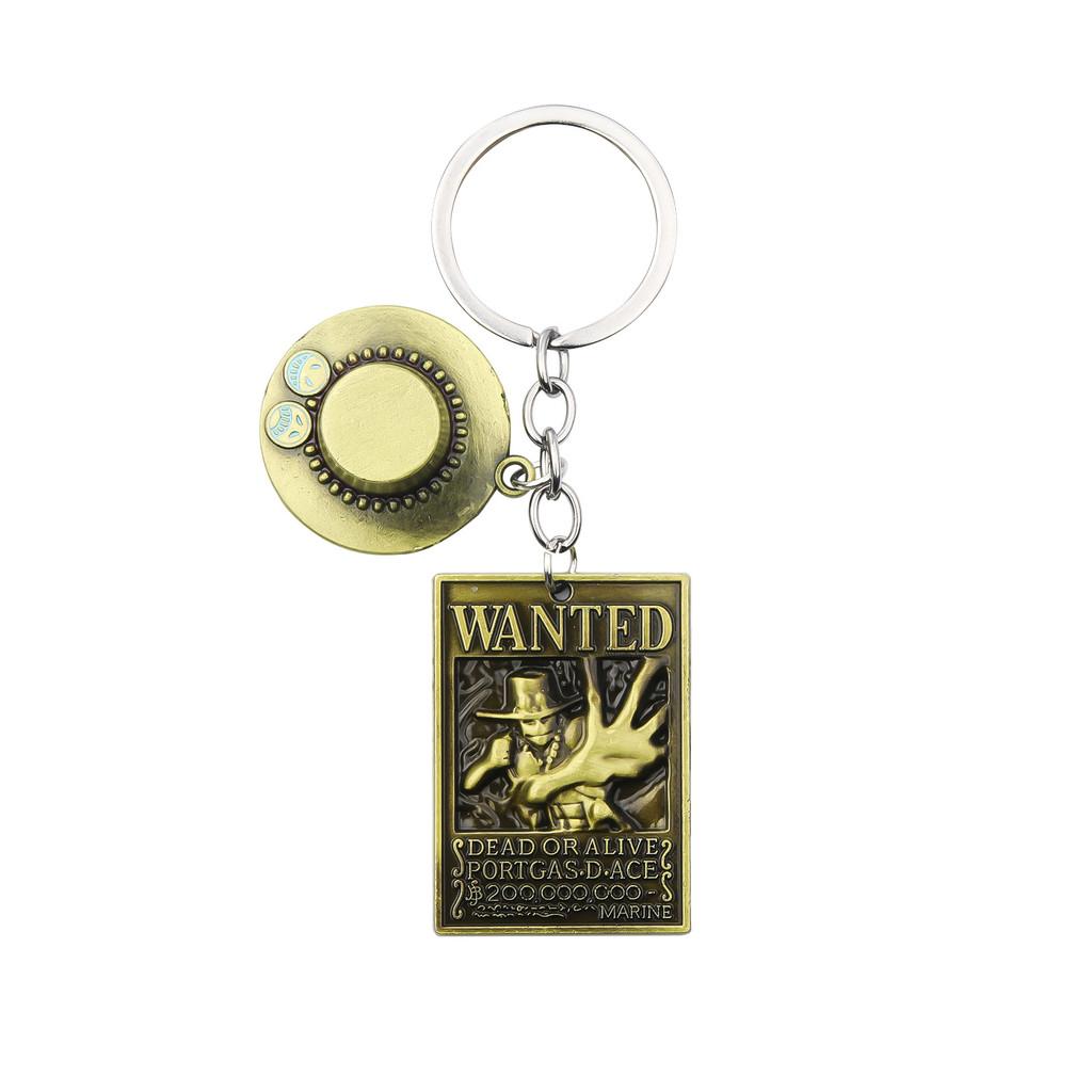 One Piece Keychain Set With Zinc Alloy Characters For Anime Fans And Gift Giving