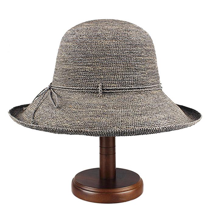 Kaliseumontapone Talli Raffia Cloche Straw Hat