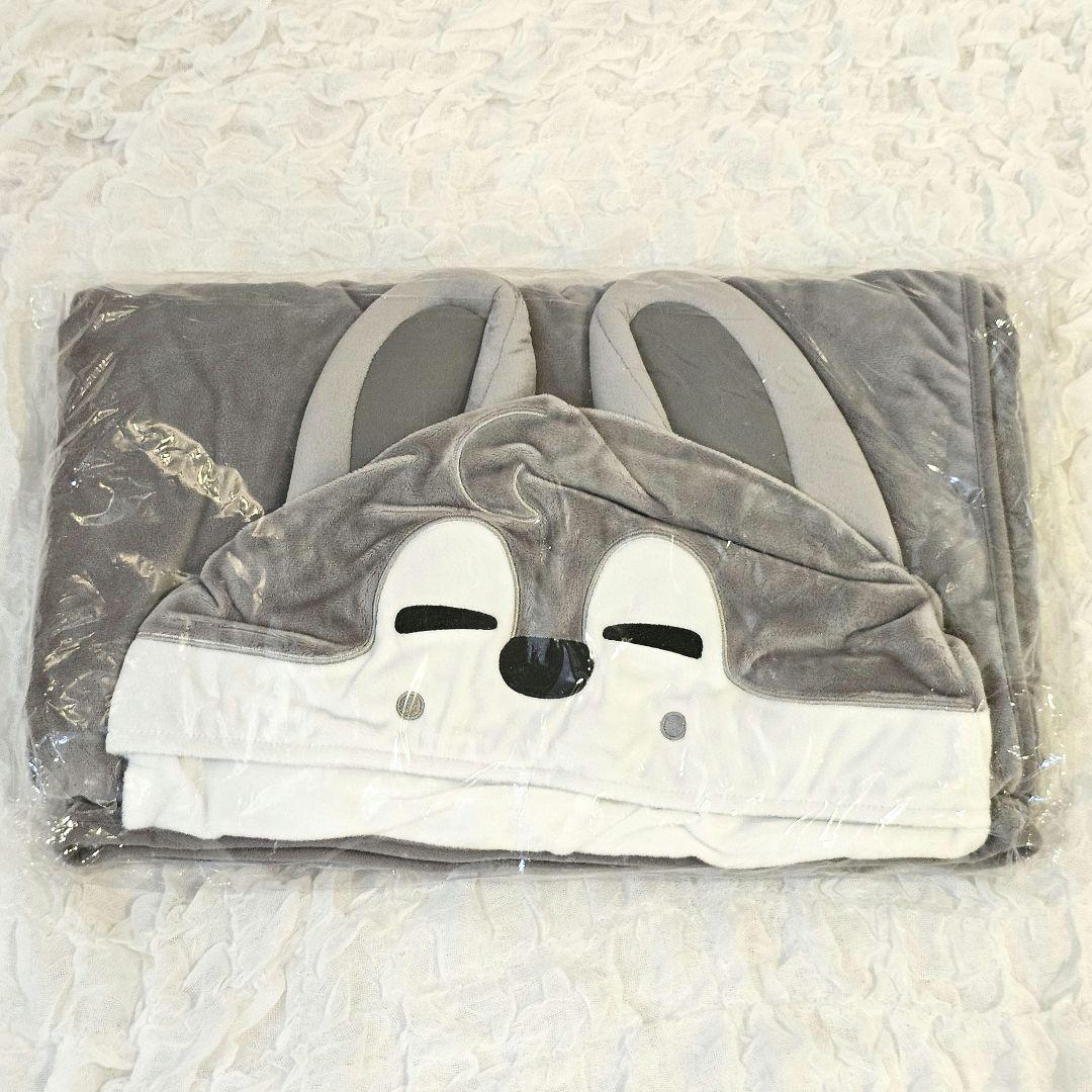 

[USED] Stray Kids Bang Chan Wolf Chan Blanket