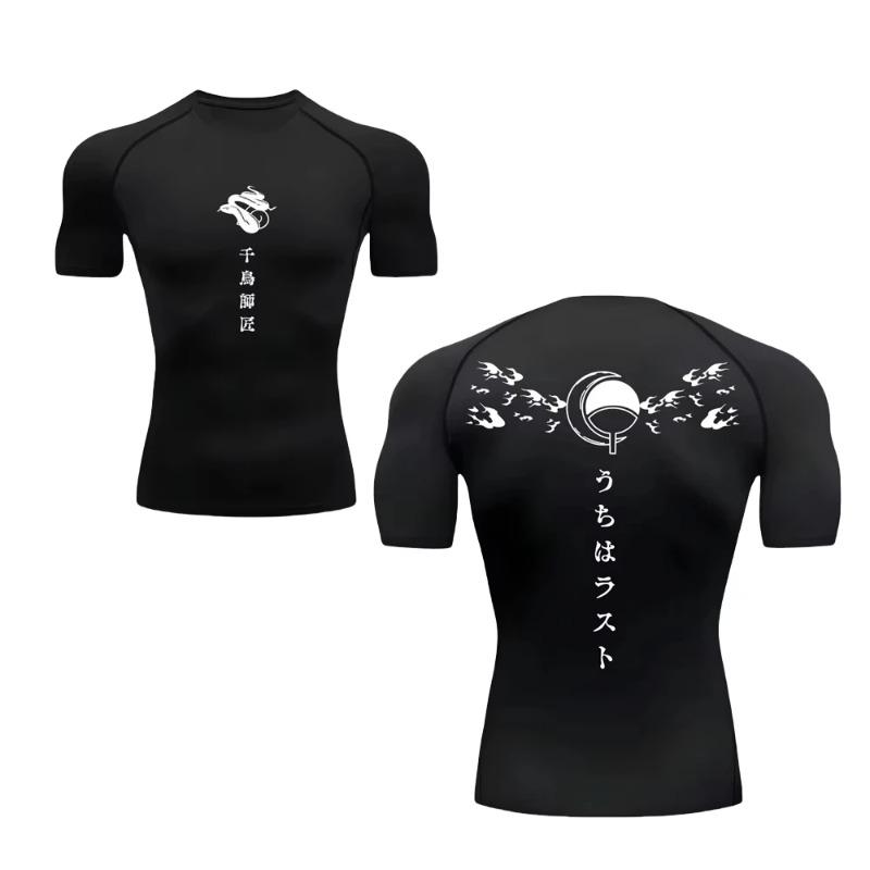 Short Sleeve Compression Shirts for Men Summer Athletic Quick Dry T-shirts Gym Comfortable Workout Stretchy Moisture-Wicking Running Tees Tops