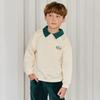 Olivan  Color Matching Color Sweatshirt  Creme