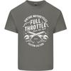 Full Throttle Motorcycle Biker Motorbike Unisexs Light Cotton TShirt