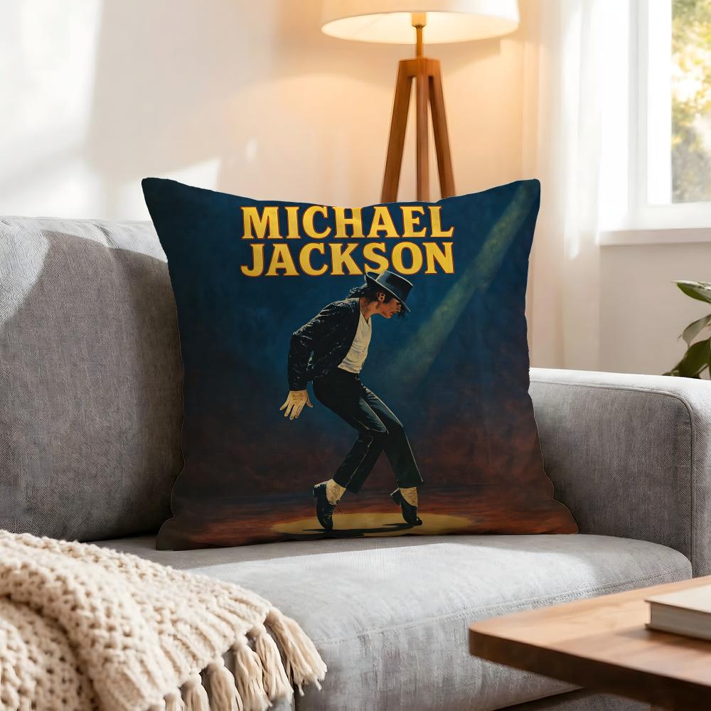 Sänger Michael Jackson Kissenbezug 1 Stück Dekorative Bezüge Weiche Kissenhülle Für Sofa Couch Dekoration 40X40 45X45 Kissenbezüge