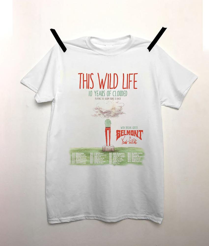 This Wild Life 10 Years of Clouded Tour Short Unisex T-Shirt MC211 Unisex T-Shirt XL