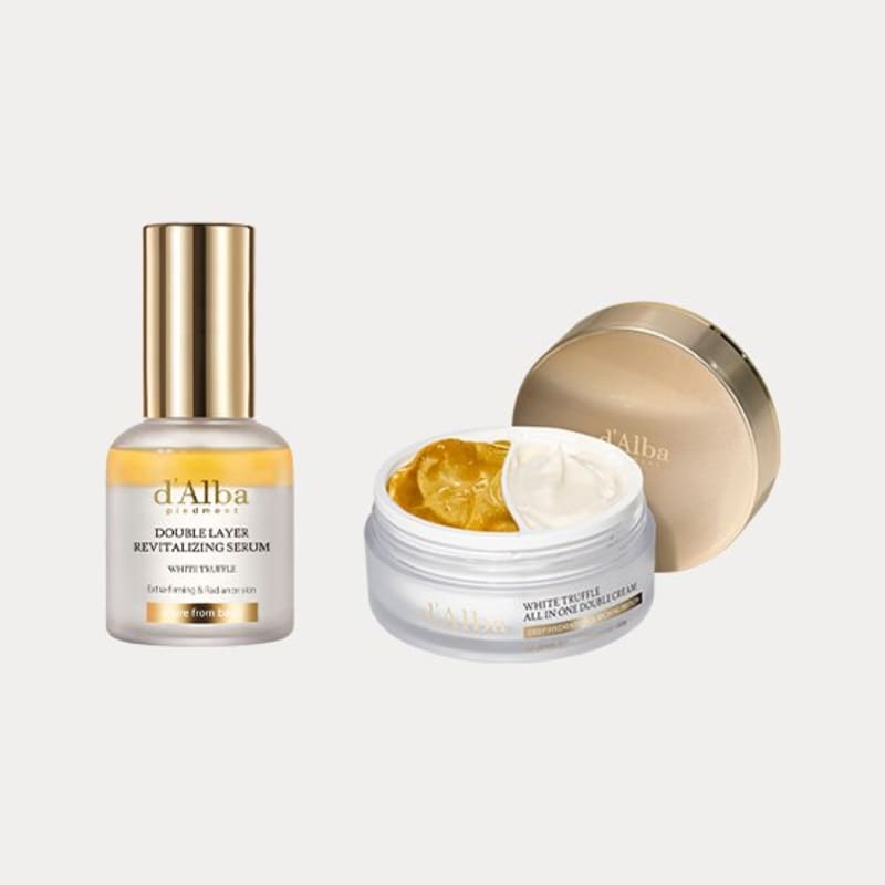 [Dalba] Biała Trufla Podwójny Krem 70g + Podwójne Serum 30ml Zestaw