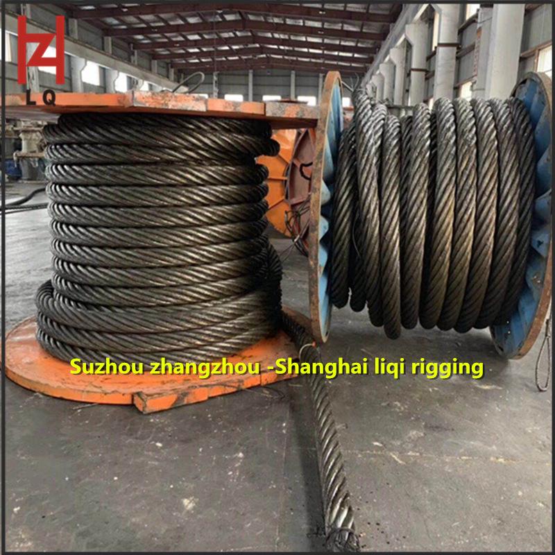 20mm Bright Surface Oiled Steel Wire Rope for Lifting and Hoisting Winches
