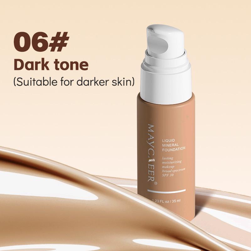 MAYCHEER Meixi'er Long-lasting Moisturizing Foundation Primer - Conceals, Durable, No Smudging