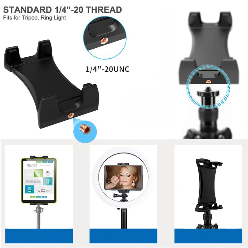 Universal Travel Essentials Adjustable Flying Phone Mount Airplane Tablet Holder for iPad Galaxy Pad iPhone Samsung Switch